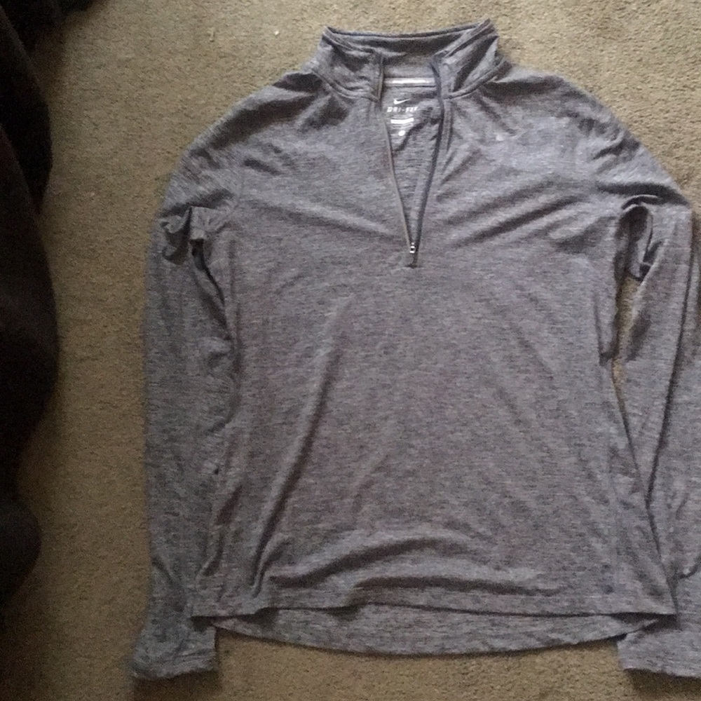 Nike running half zip